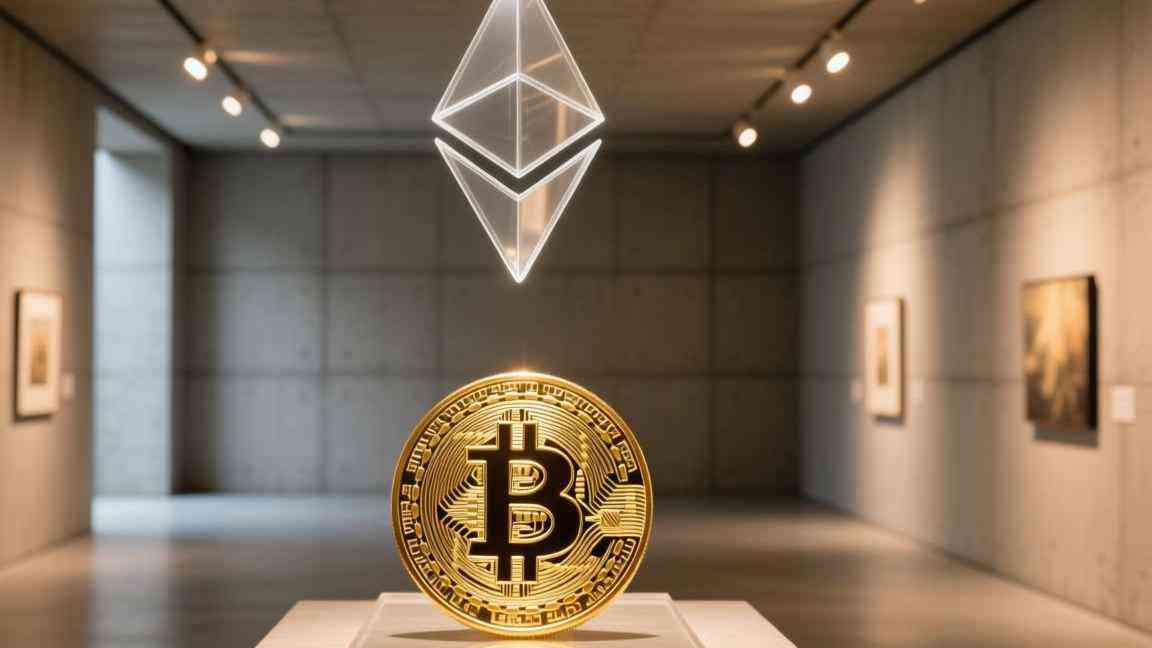 一眼分清双胞胎,以太坊币和比特币的颜值大不同